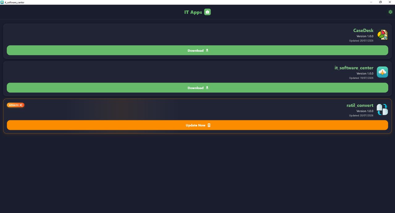 IT Software Center screenshot 1
